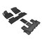 3D Mats Usa Custom Fit, Raised Edge, Black, Thermoplastic Rubber Of Carbon Fiber Texture L1KA05801509 - alternate 1